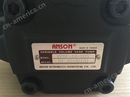 ANSON安颂油泵PVF-20-70-10定量叶片泵