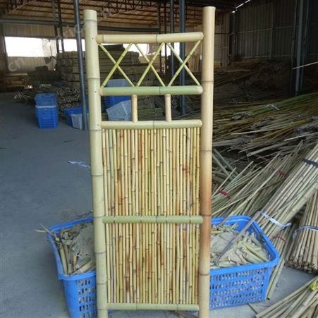 竹篱笆 规格多 支持定制 自家林场 取自自然 老师傅竹木建筑